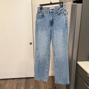 Denim Forum The Farrah Curve-Fit Hi-Rise Wide Jean